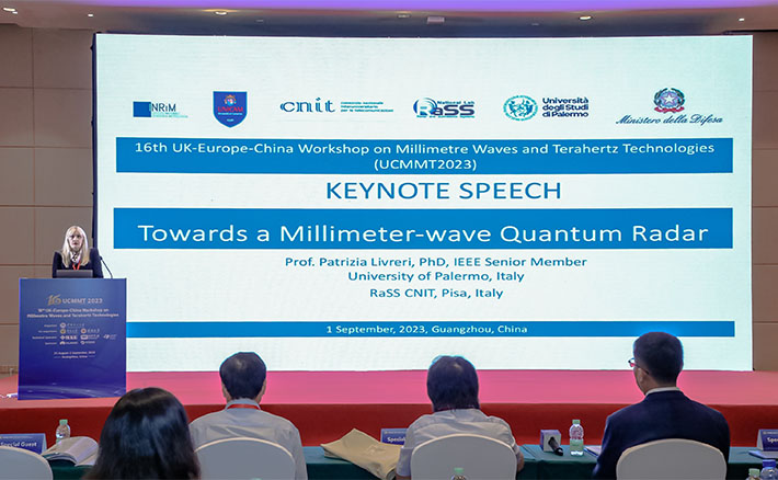 La prof.ssa Patrizia Livreri keynote speaker al 16th UK-Europe-China Workshop on Millimetre Waves and Terahertz Technologies